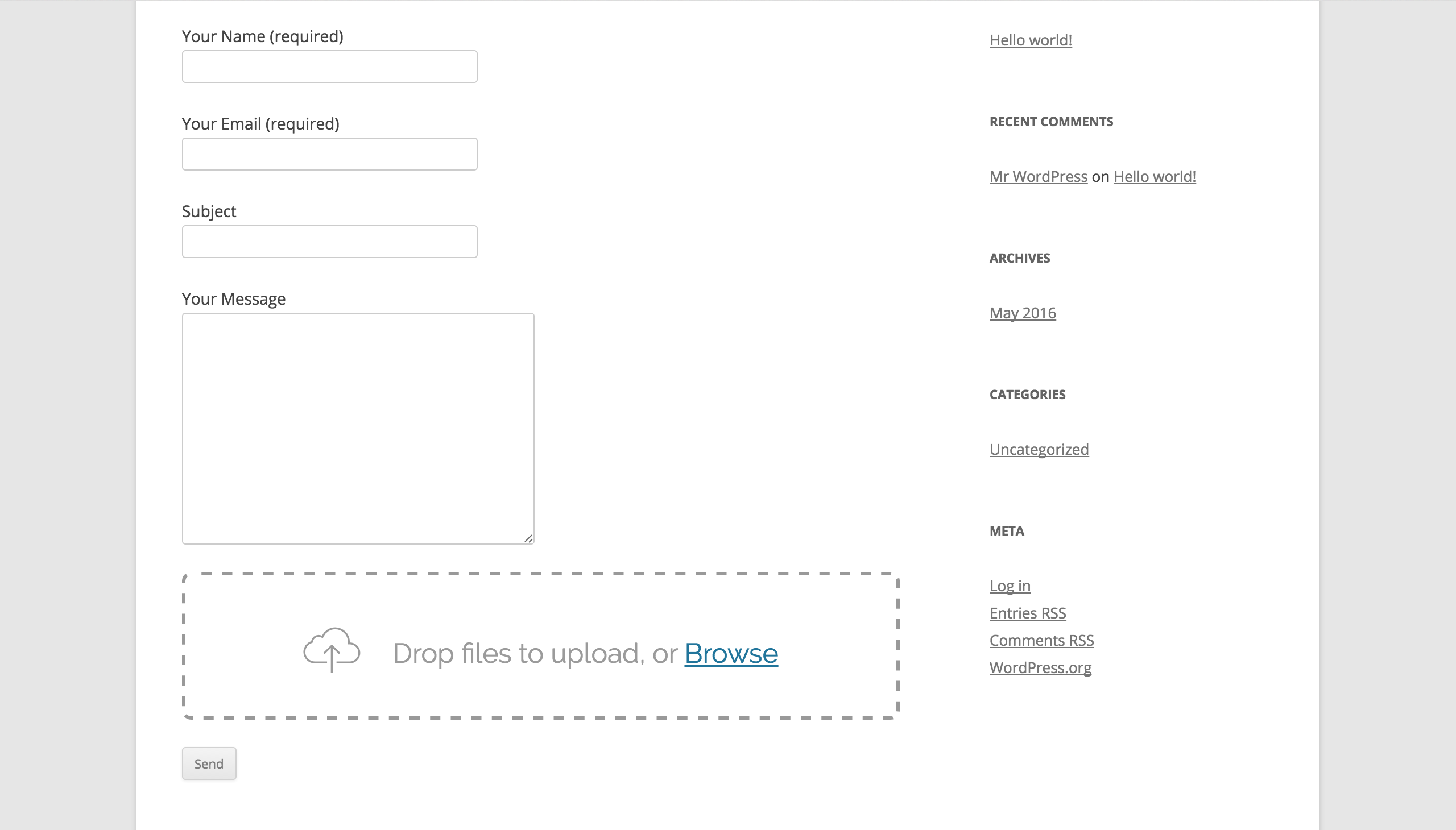 Drop Uploader for CF7 - Drag&Drop File Uploader Addon 1