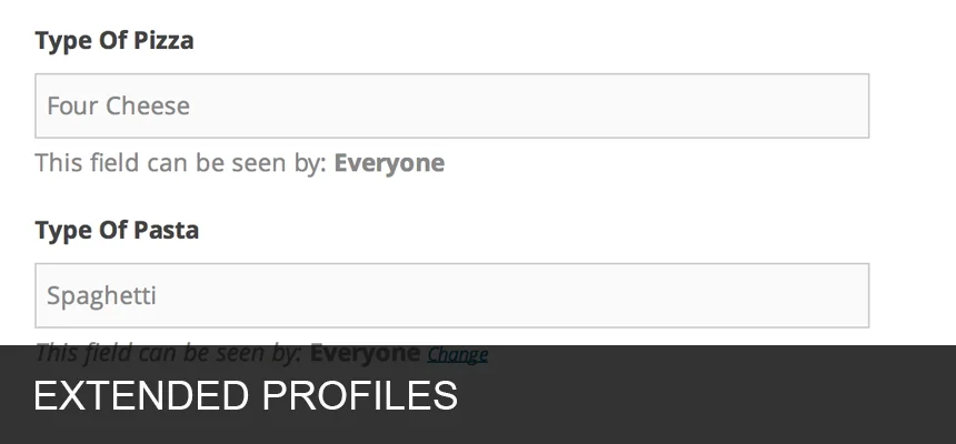 Extension BuddyPress 2