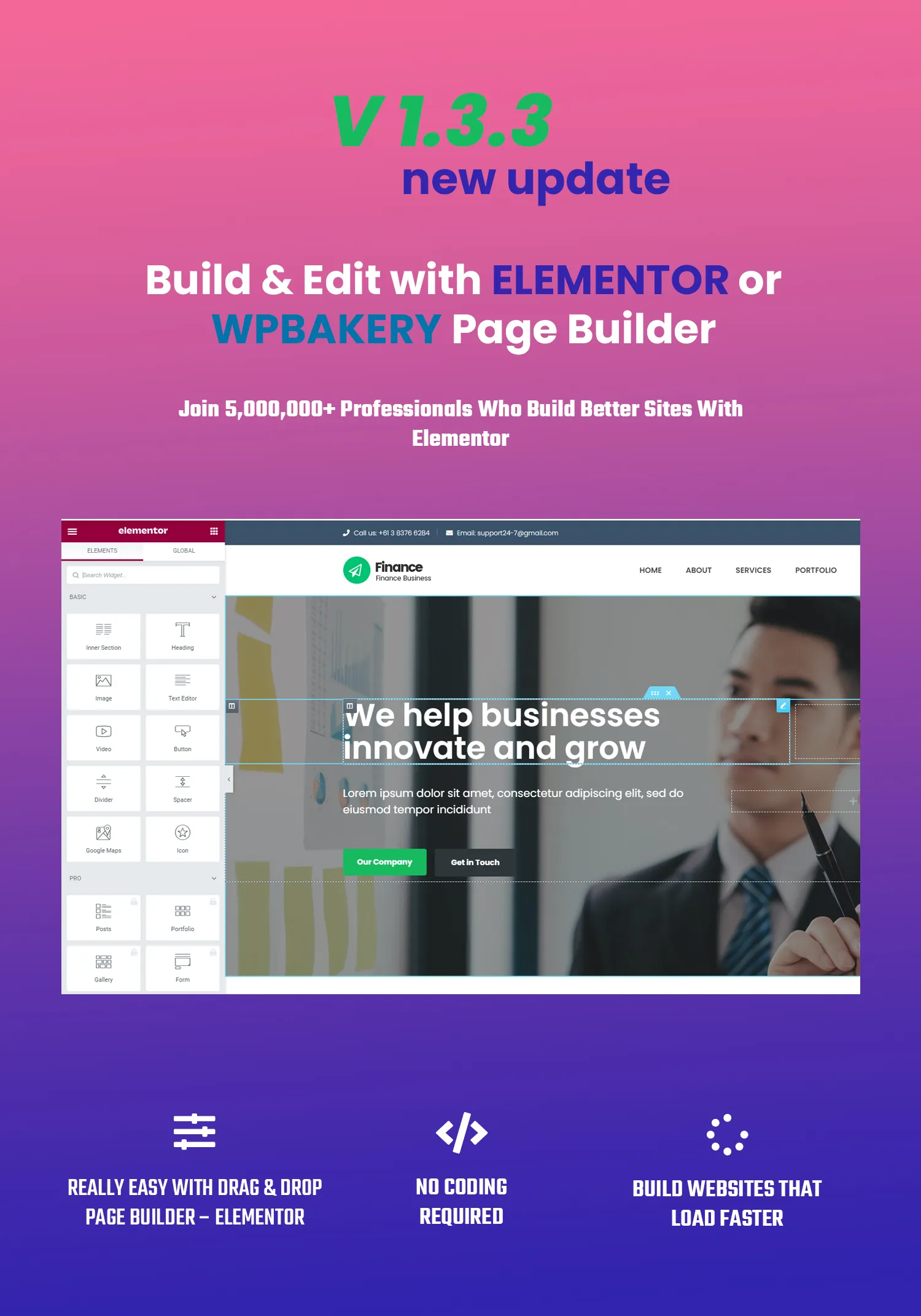 Finance - Consulting, Accounting WordPress Theme 1