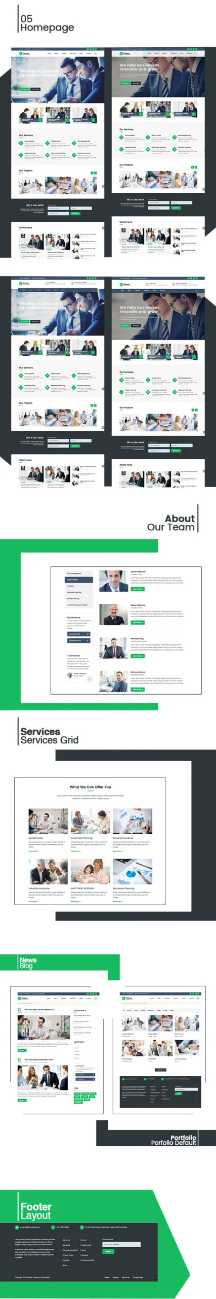 Finance - Consulting, Accounting WordPress Theme 3