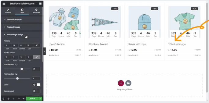 Shop Engine Pro Giảm giá nhanh sản phẩm