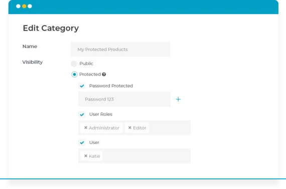Hạn chế các danh mục WooCommerce