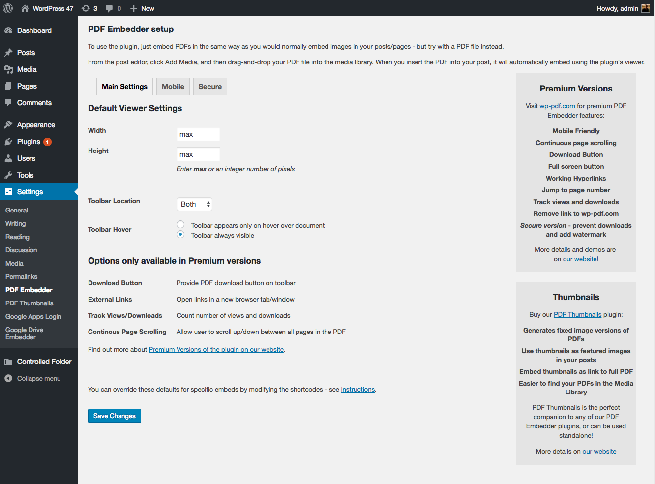 PDF Embedder Premium 3