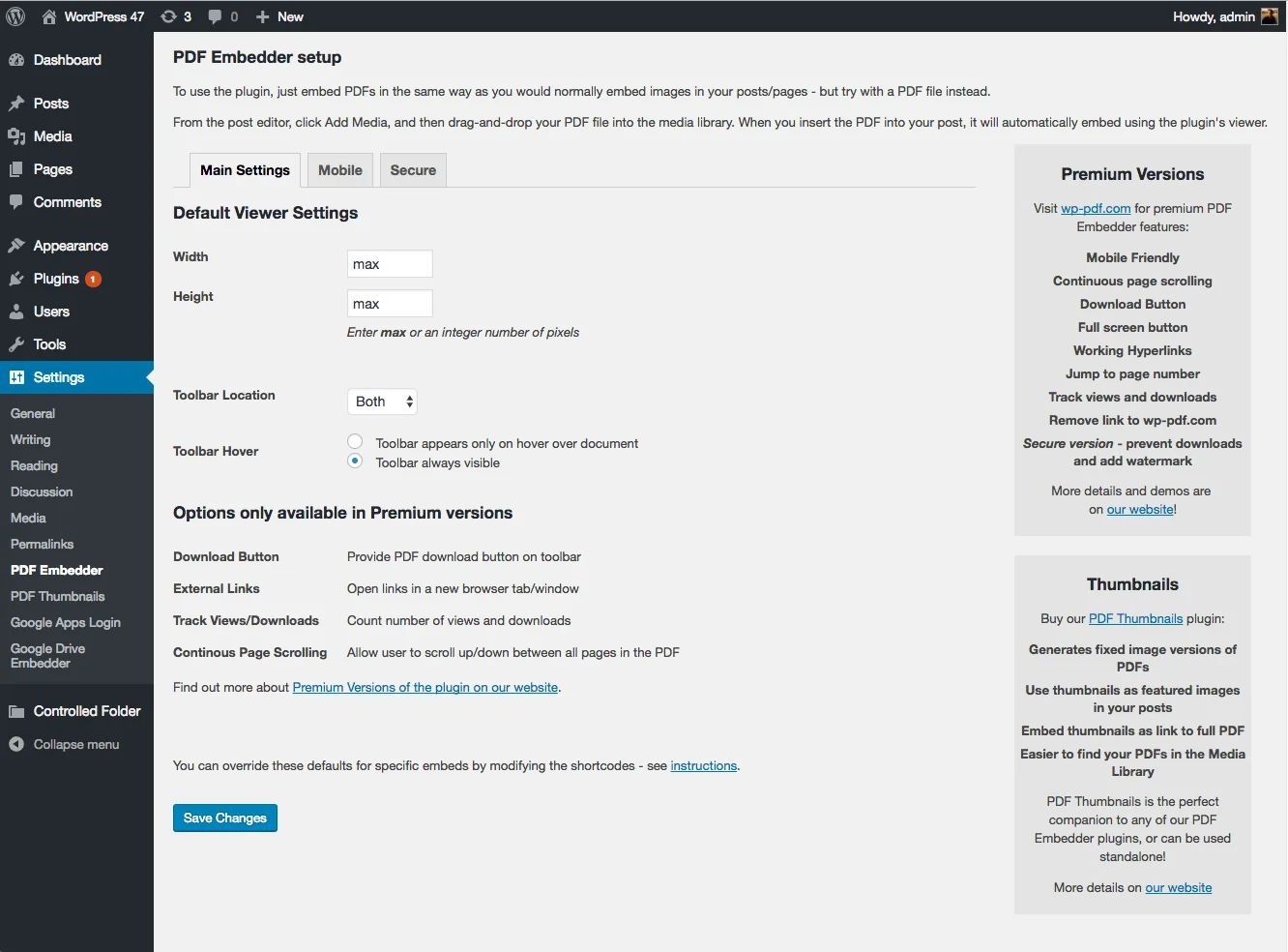 PDF Embedder Premium 3