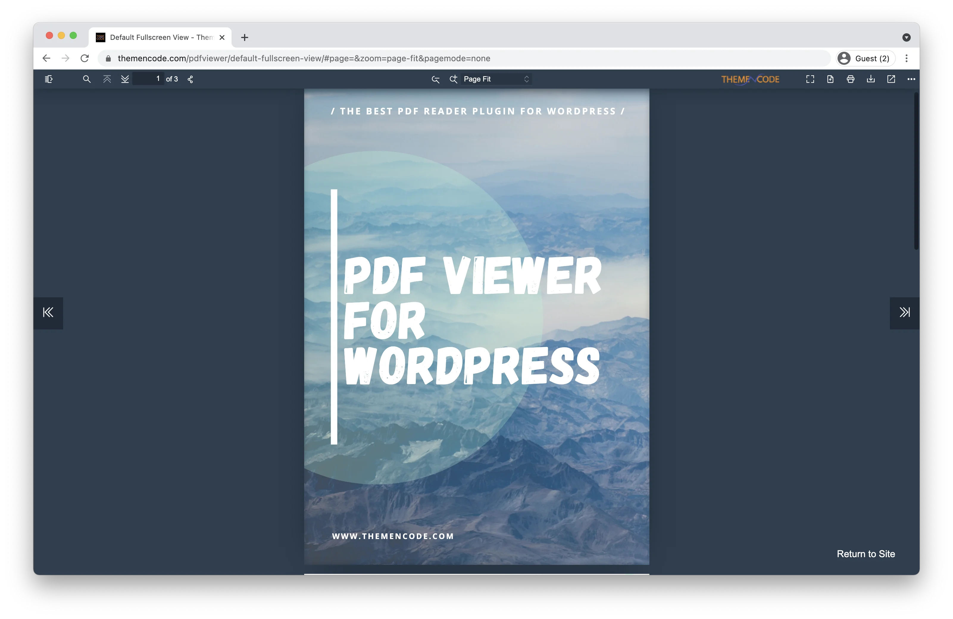 PDF viewer for WordPress 4