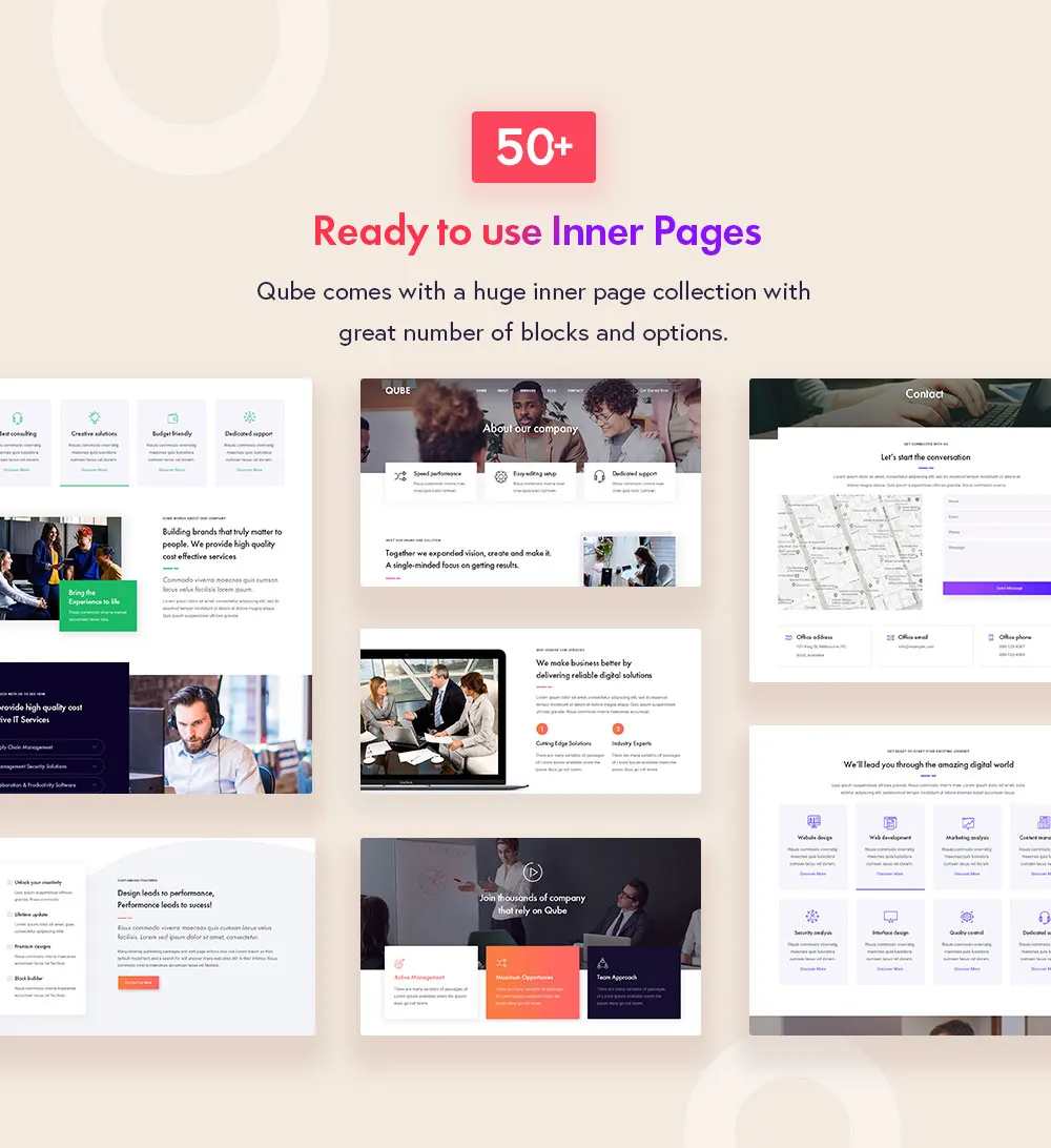 Qube - Responsive Multi-Purpose Theme 3
