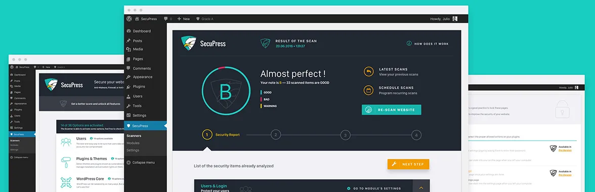 SecuPress Free — WordPress Security 1