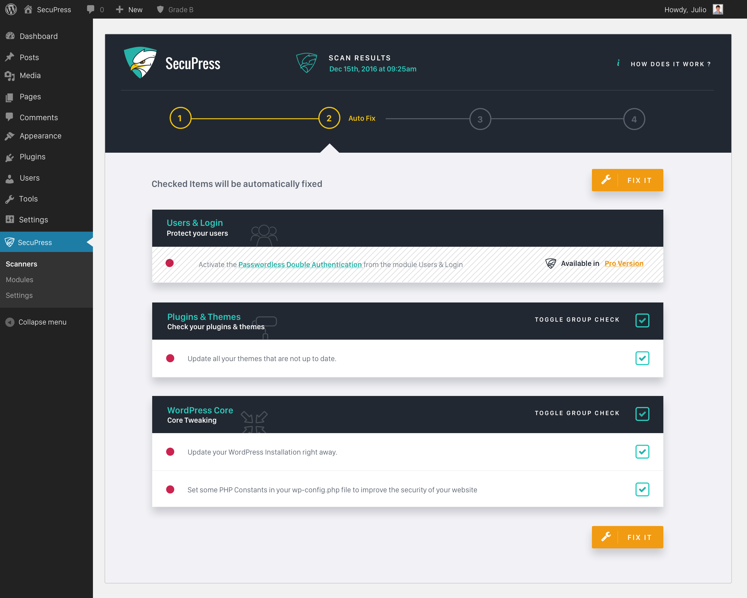 SecuPress Pro - Premium WordPress Security Plugin 6