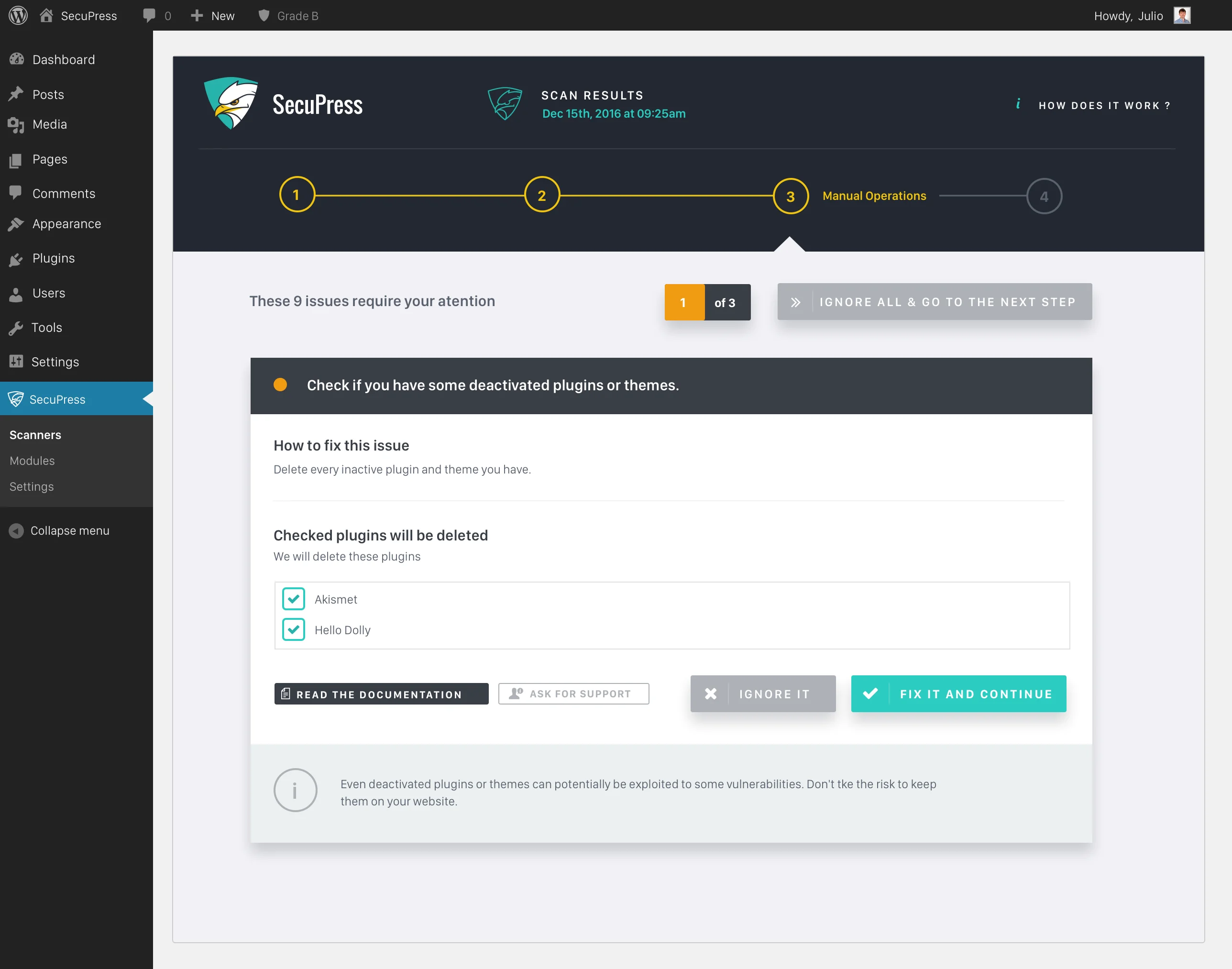 SecuPress Pro - Premium WordPress Security Plugin 8