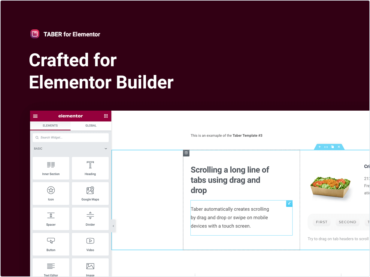 Taber – Tabs for Elementor 4