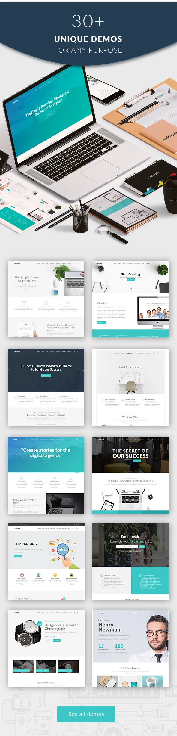The Simple - Business WordPress Theme 2