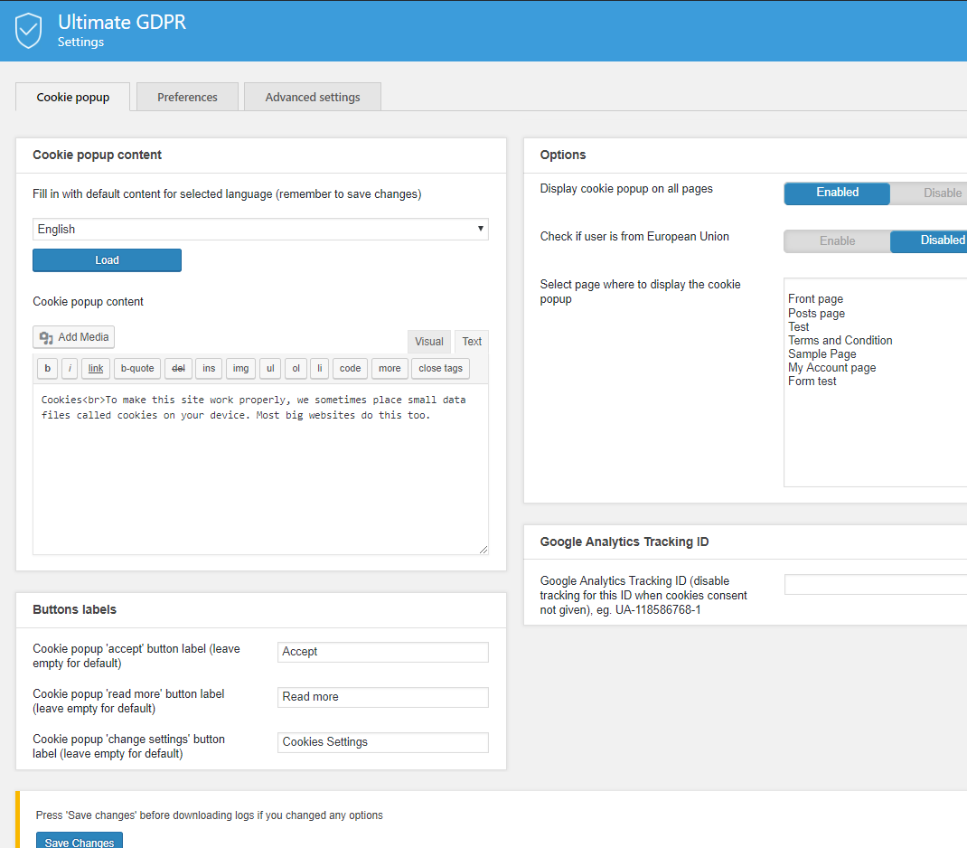 Ultimate GDPR & CCPA Compliance Toolkit for WordPress 1