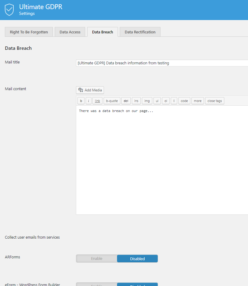 Ultimate GDPR & CCPA Compliance Toolkit for WordPress 8