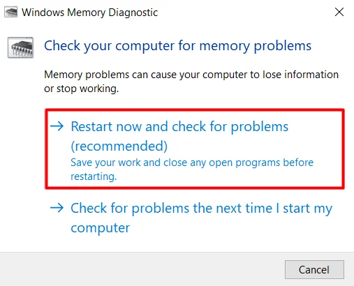 Cách khắc phục lỗi BSOD trong trang dữ liệu nhân trên Windows 10 5 Cách khắc phục lỗi BSOD trong trang dữ liệu nhân trên Windows 10