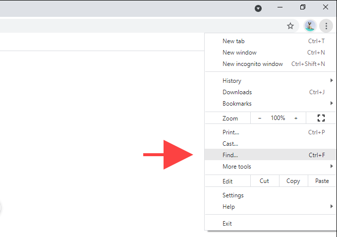 Cách tìm kiếm từ hoặc văn bản trên trang web trong bất kỳ trình duyệt web nào 4 Cách tìm kiếm từ hoặc văn bản trên trang web trong bất kỳ trình duyệt web nào
