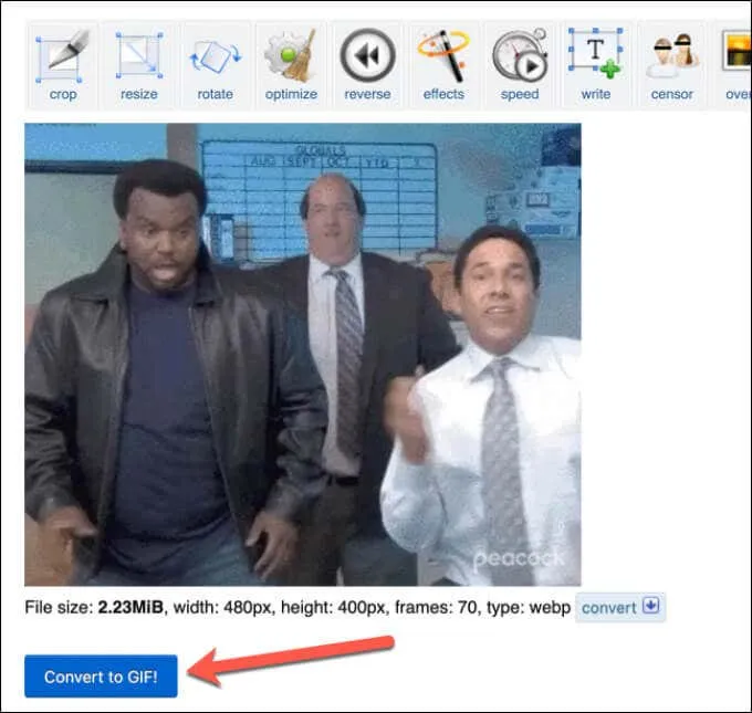 Cách chuyển đổi WebP sang GIF trên Windows hoặc Mac 11 Cách chuyển đổi WebP sang GIF trên Windows hoặc Mac