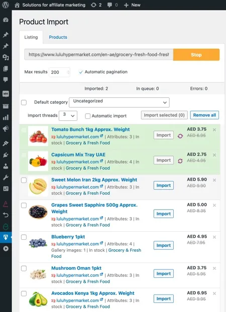External Importer Pro By KeywordRush 1
