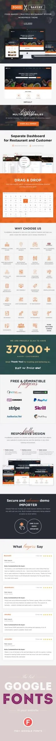 FoodBakery v2.6 NULLED | Delivery Restaurant Directory WordPress Theme 1 FoodBakery - Delivery Restaurant Directory WordPress Theme 1