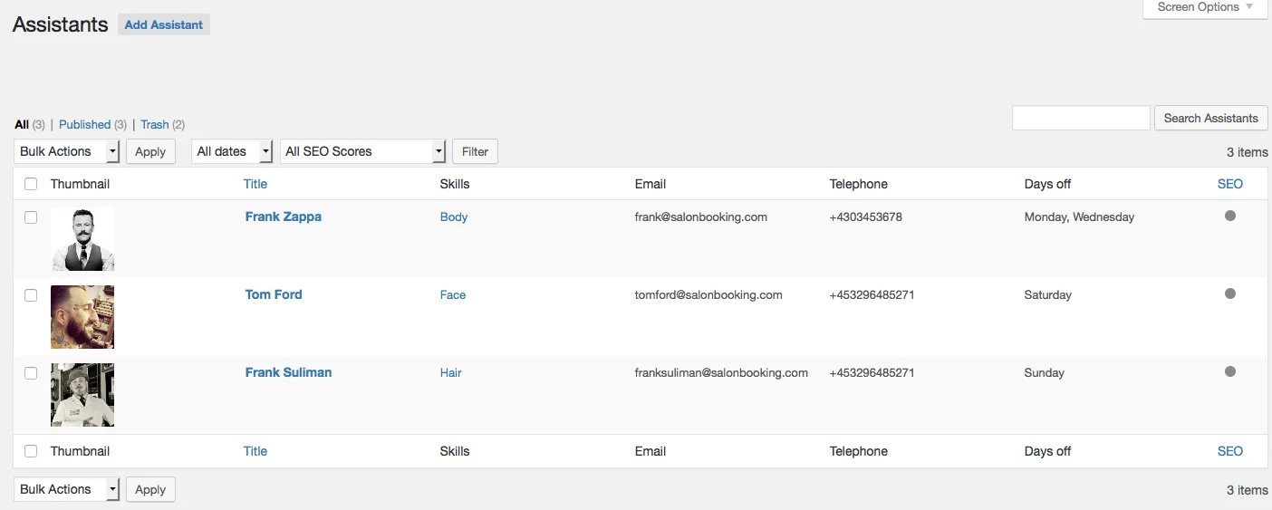 Salon Booking Wordpress Plugin v7.6.5 NULLED 2 Salon Booking WordPress Plugin 1