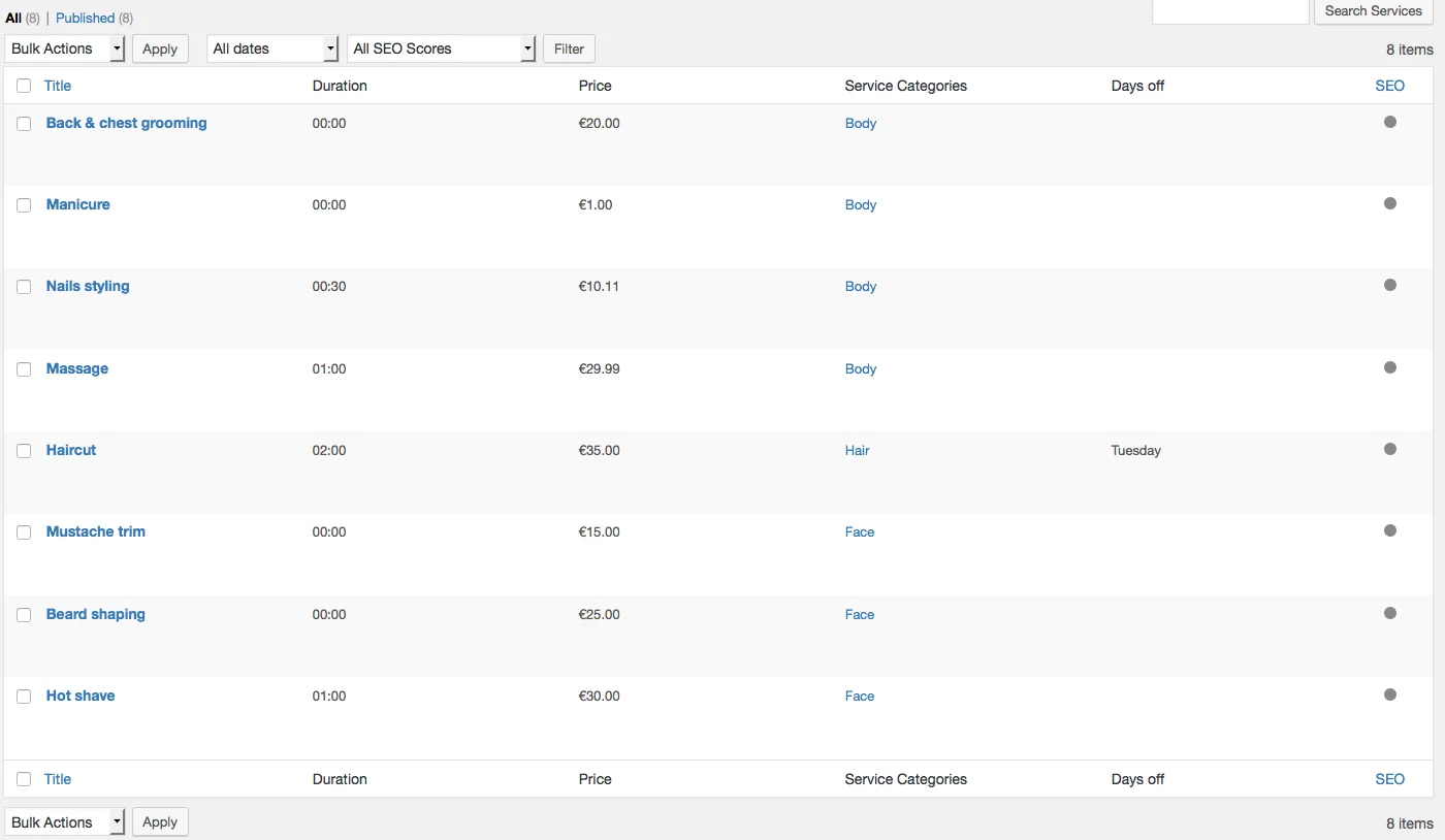 Salon Booking Wordpress Plugin v7.6.5 NULLED 10 Salon Booking WordPress Plugin 9