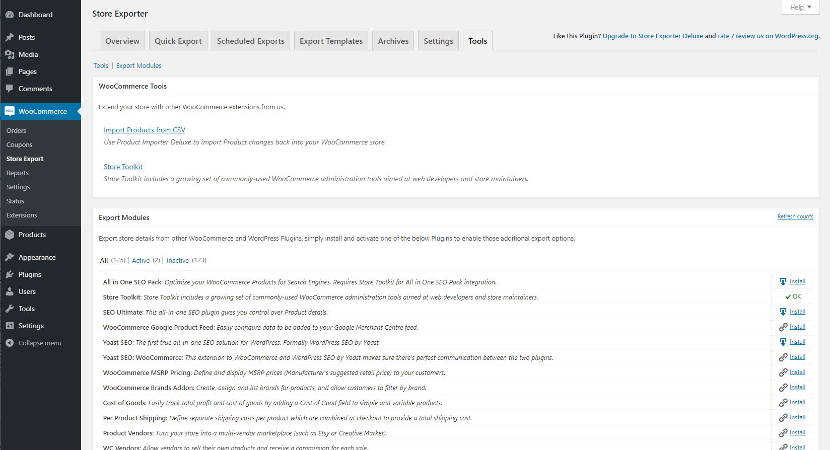 Store Exporter Deluxe for WooCommerce 4