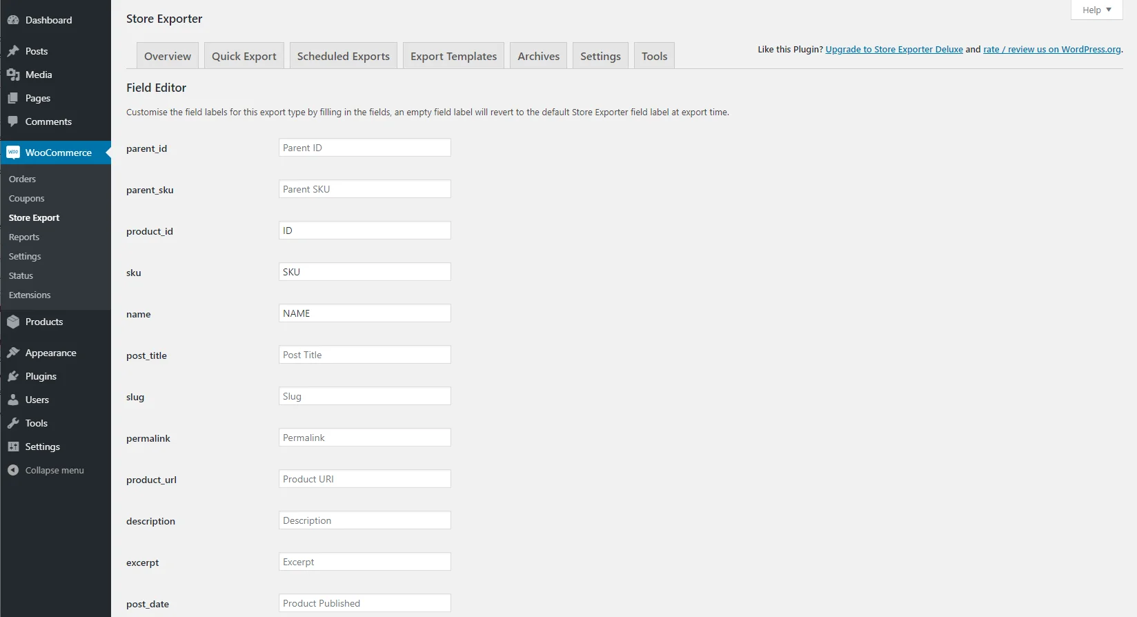 Store Exporter Deluxe for WooCommerce 5