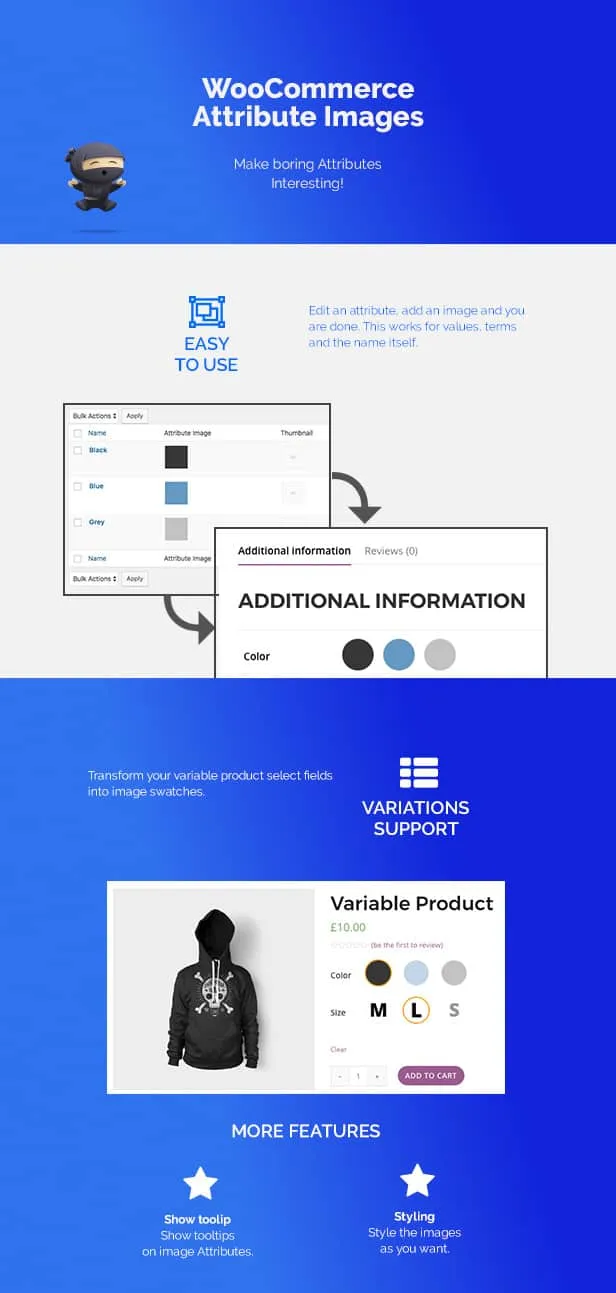 WooCommerce Attribute Images & Variation Swatches 1