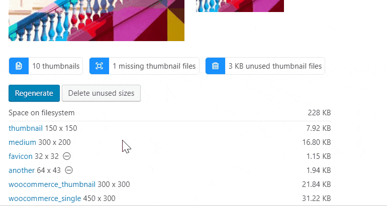 WordPress Real Thumbnail Generator Efficiently force regenerate thumbnails in bulk 3