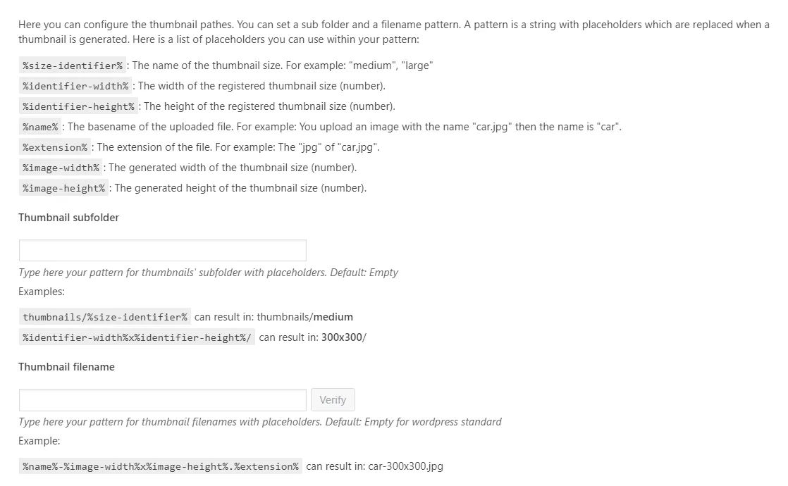 WordPress Real Thumbnail Generator Efficiently force regenerate thumbnails in bulk 6