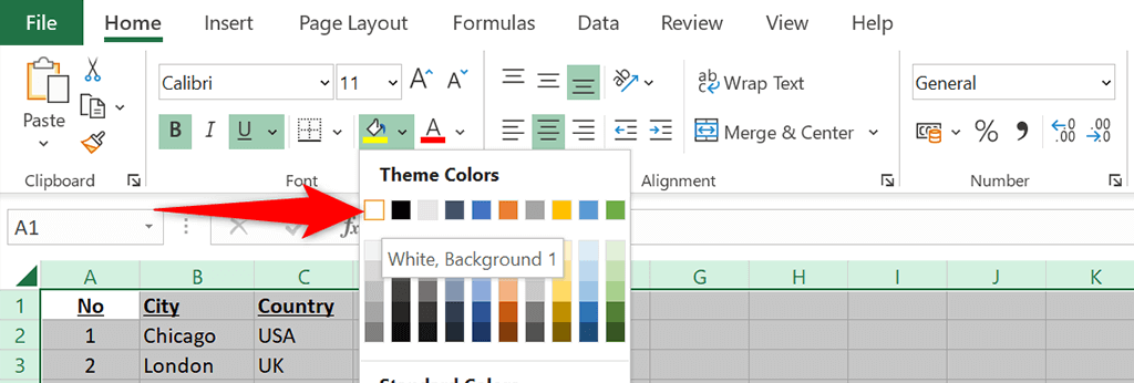 Cách xóa đường lưới trong Excel 7 Cách xóa đường lưới trong Excel