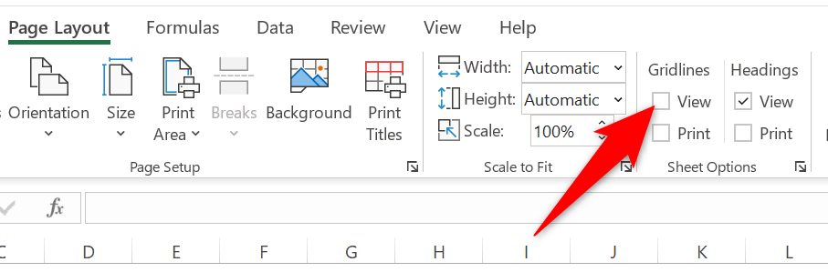 Cách xóa đường lưới trong Excel 11 Cách xóa đường lưới trong Excel