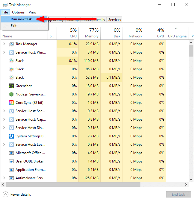 Cách khắc phục màn hình đen Windows 10 bằng con trỏ 18 Cách khắc phục màn hình đen Windows 10 bằng con trỏ