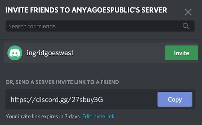 Cách gửi và tùy chỉnh lời mời trên Discord 4 Cách gửi và tùy chỉnh lời mời trên Discord