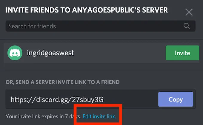 Cách gửi và tùy chỉnh lời mời trên Discord 8 Cách gửi và tùy chỉnh lời mời trên Discord