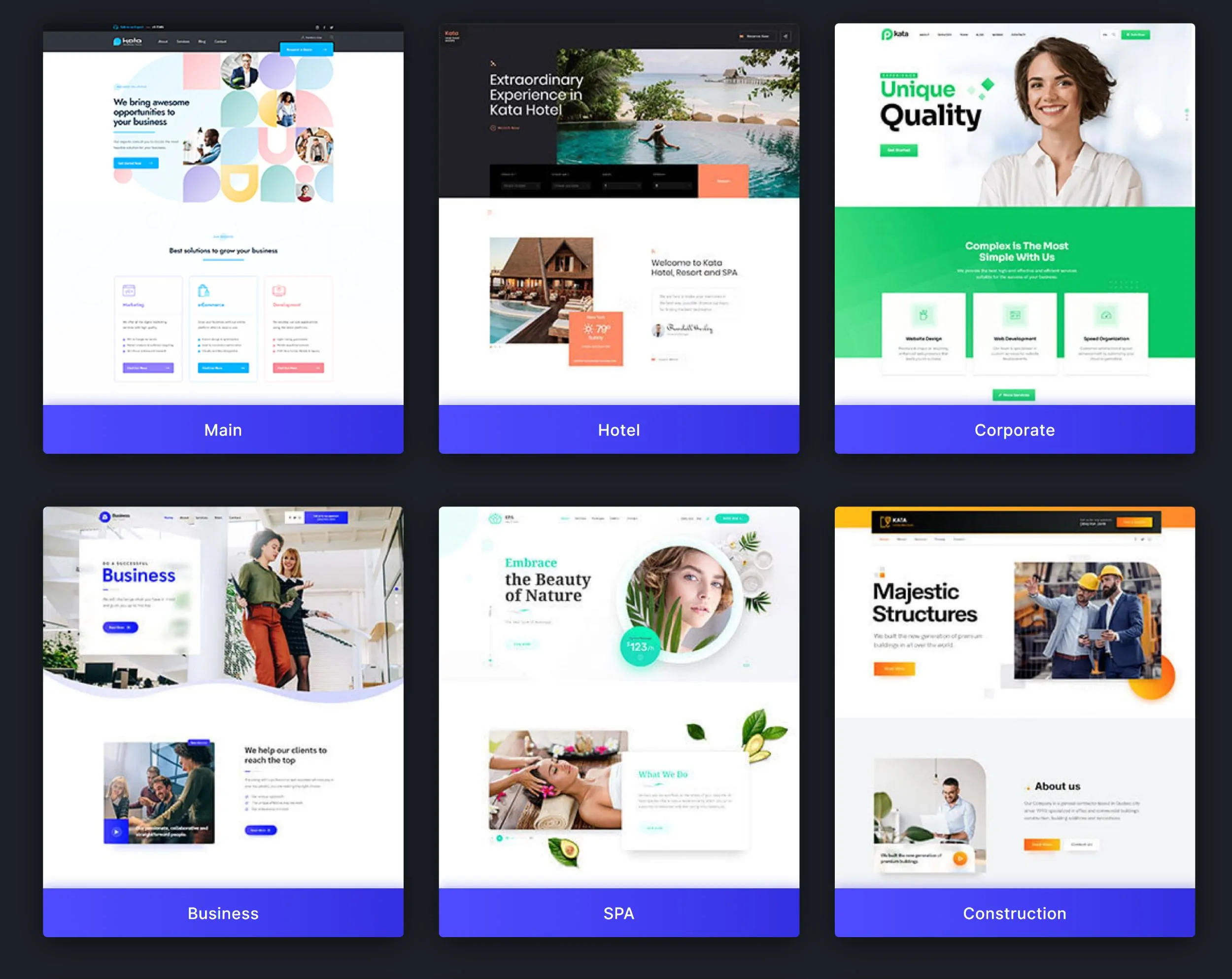Kata Plus Pro v1.1.10 NULLED - Elementor WordPress Theme 3 Kata Theme Bản trình diễn