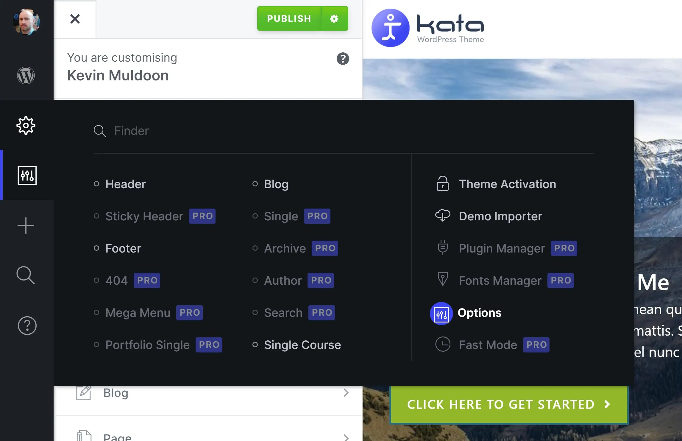 Kata Plus Pro v1.1.10 NULLED - Elementor WordPress Theme 20 Menu Kata Elementor vật phẩm