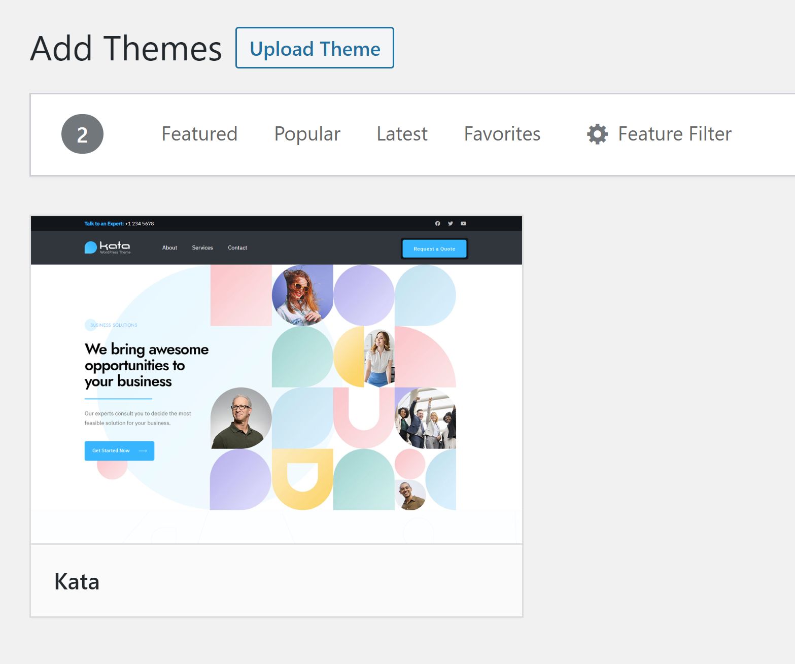 Kata Plus Pro v1.1.10 NULLED - Elementor WordPress Theme 8 Cài đặt Kata Theme