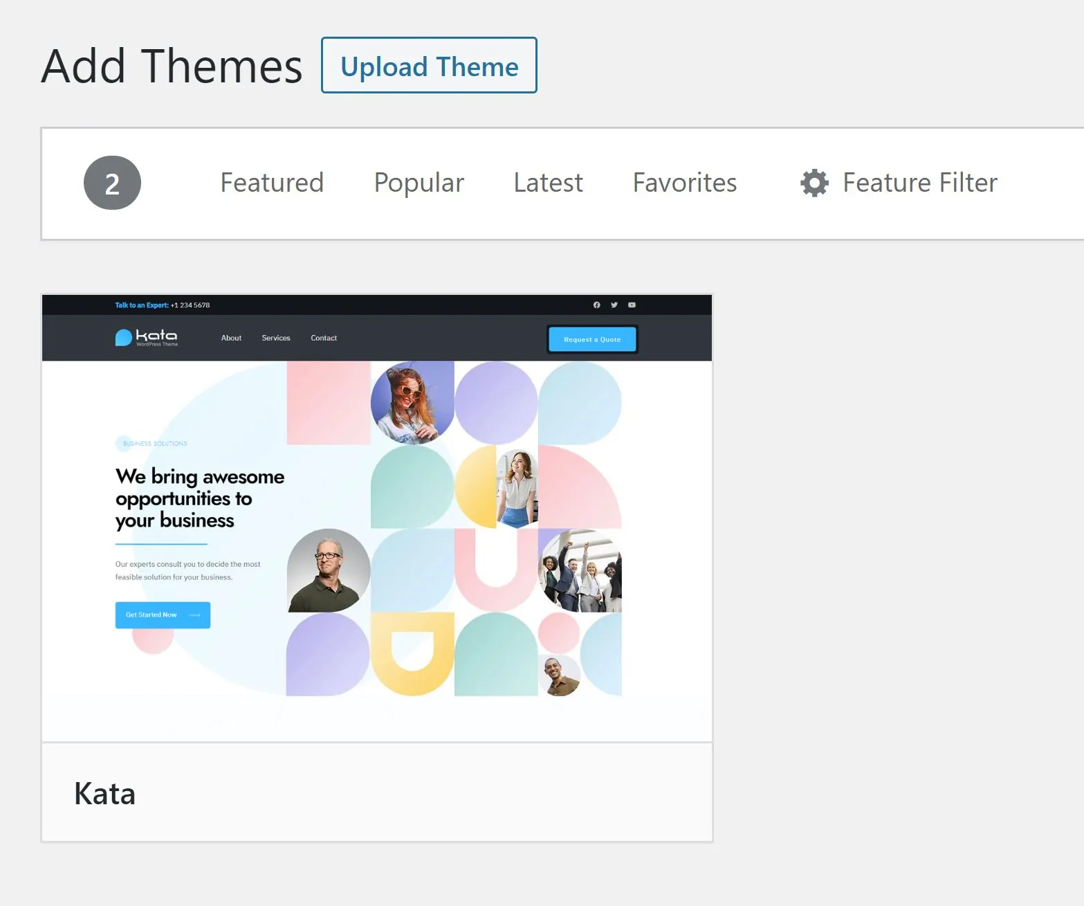 Kata Plus Pro v1.1.10 NULLED - Elementor WordPress Theme 8 Cài đặt Kata Theme