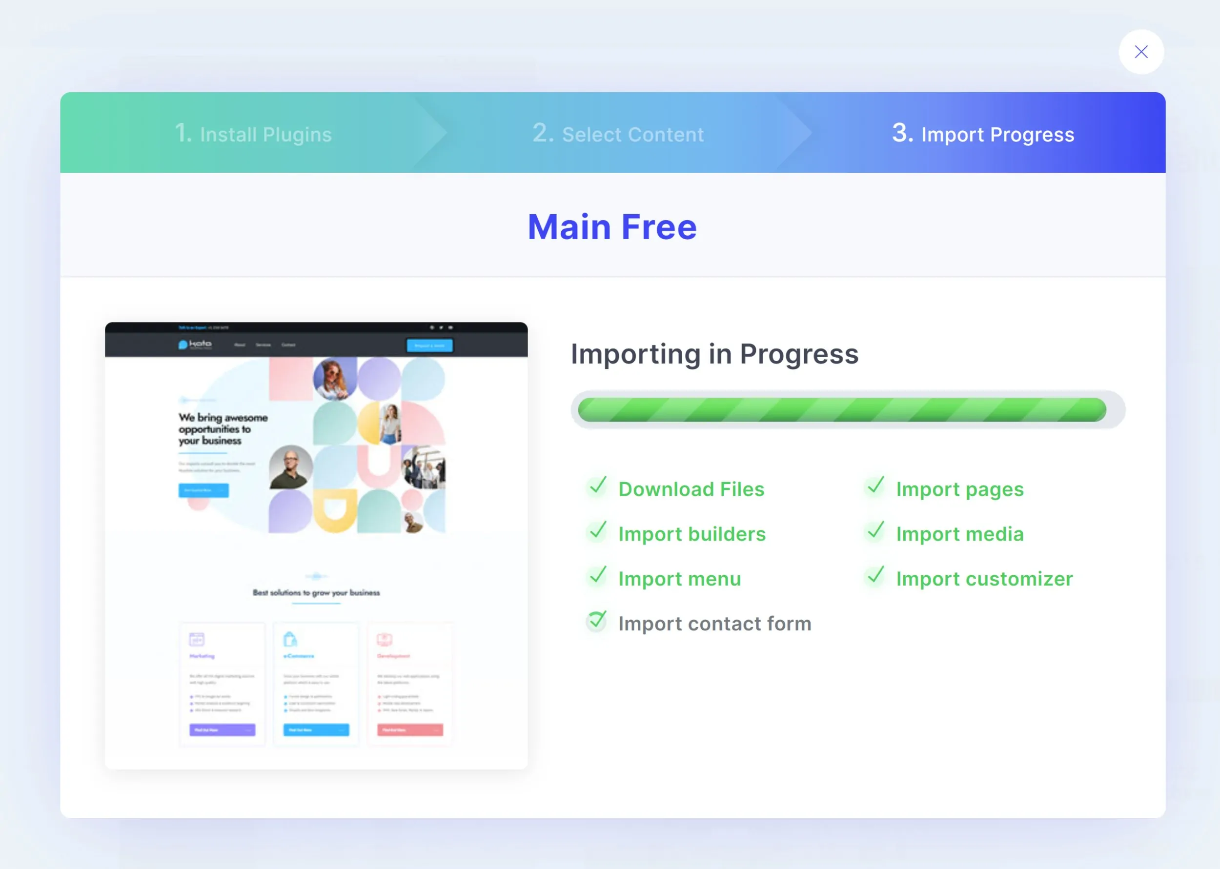 Kata Plus Pro v1.1.10 NULLED - Elementor WordPress Theme 34 Theme Đang nhập demo