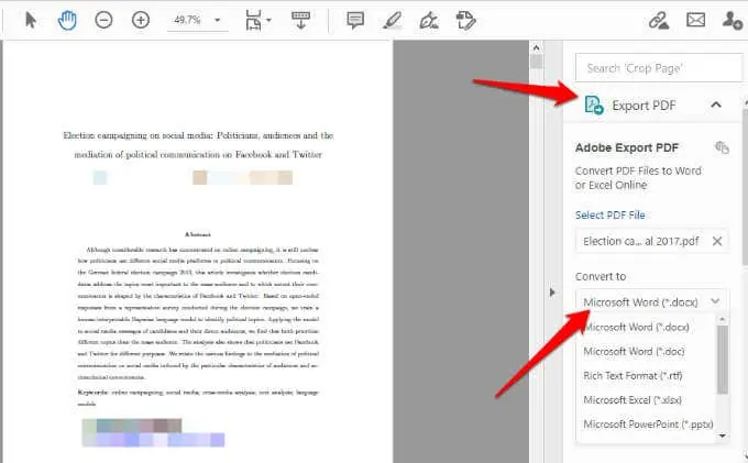 7 cách tốt nhất để chuyển đổi tệp PDF sang định dạng Word 5 7 cách tốt nhất để chuyển đổi tệp PDF sang định dạng Word