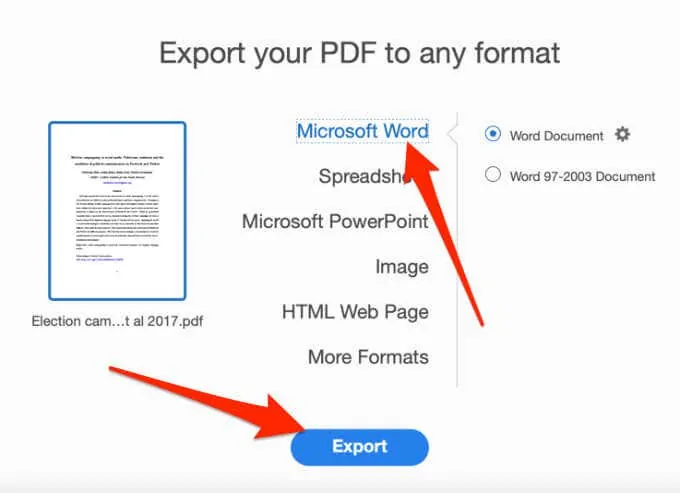 7 cách tốt nhất để chuyển đổi tệp PDF sang định dạng Word 26 7 cách tốt nhất để chuyển đổi tệp PDF sang định dạng Word