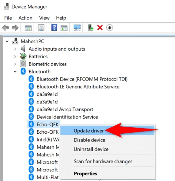 Khắc phục: Không thể gỡ bỏ thiết bị Bluetooth trên Windows 10 6 Khắc phục: Không thể gỡ bỏ thiết bị Bluetooth trên Windows 10