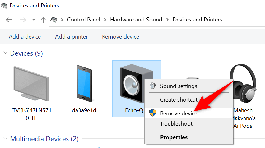 Khắc phục: Không thể gỡ bỏ thiết bị Bluetooth trên Windows 10 10 Khắc phục: Không thể gỡ bỏ thiết bị Bluetooth trên Windows 10