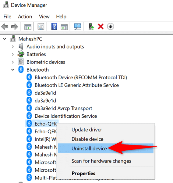 Khắc phục: Không thể gỡ bỏ thiết bị Bluetooth trên Windows 10 13 Khắc phục: Không thể gỡ bỏ thiết bị Bluetooth trên Windows 10