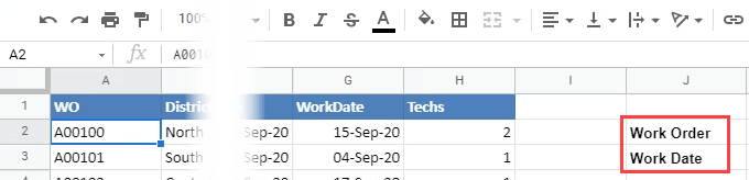 Cách sử dụng hàm VLOOKUP trong Google Trang tính 5 Cách sử dụng hàm VLOOKUP trong Google Trang tính