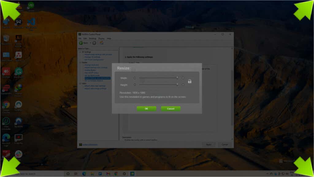 Cách khắc phục tính năng Overscan trong Windows 10 để vừa với màn hình 4 Cách khắc phục tính năng Overscan trong Windows 10 để vừa với màn hình