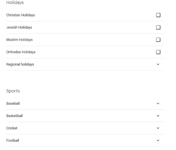 Cách kết hợp nhiều lịch Google 6 Cách kết hợp nhiều lịch Google