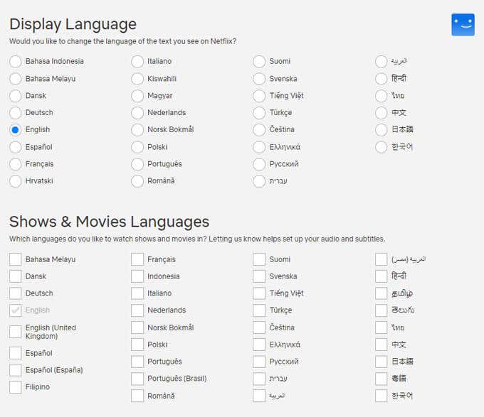 Cách thay đổi ngôn ngữ trên Netflix 4 Cách thay đổi ngôn ngữ trên Netflix