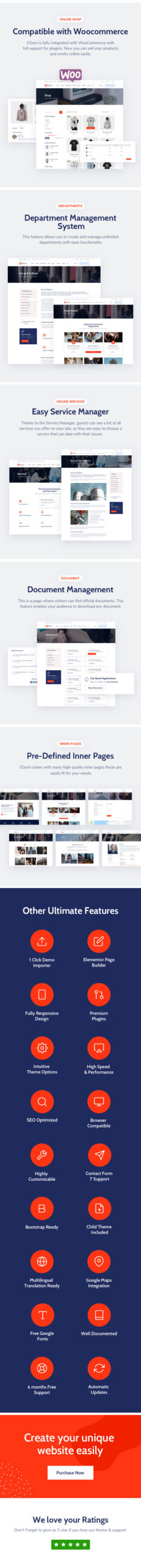 EGovt - City Government WordPress Theme 3
