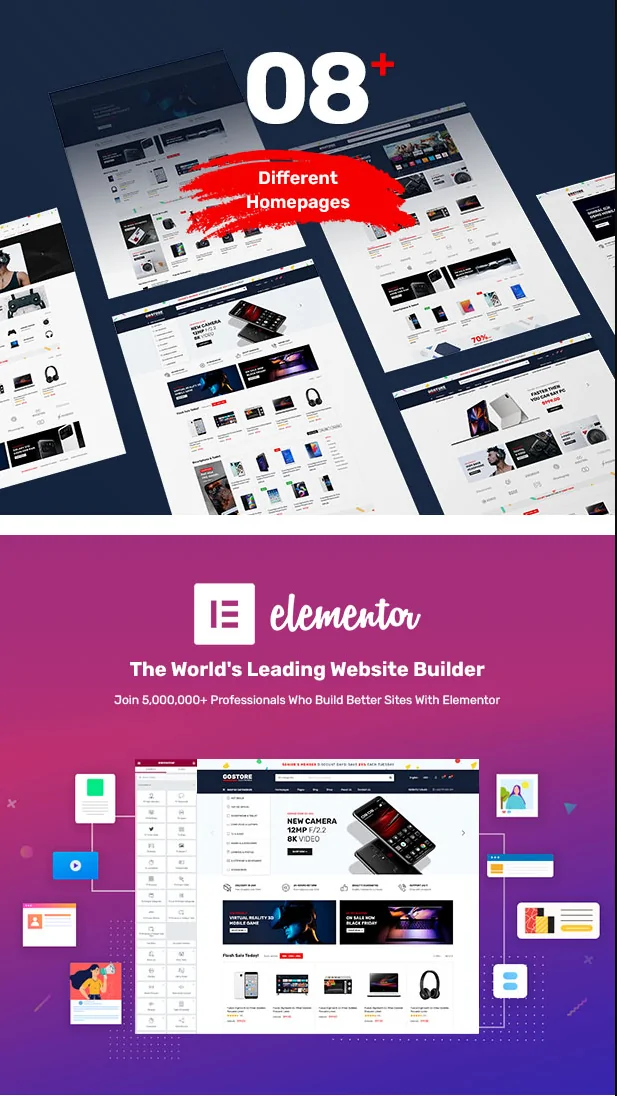 GoStore - Elementor WooCommerce WordPress Theme 2